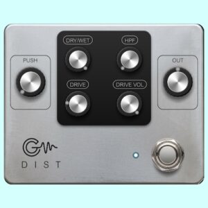 Air-G Audio「Air-G Dist Pedal」Airwindows"Density3"を採用した自然なサチュレーションが魅力のディストーションプラグイン｜DTMプラグインセール