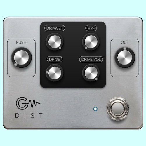 Air-G Audio「Air-G Dist Pedal」Airwindows"Density3"を採用した自然なサチュレーションが魅力のディストーションプラグイン｜DTMプラグインセール