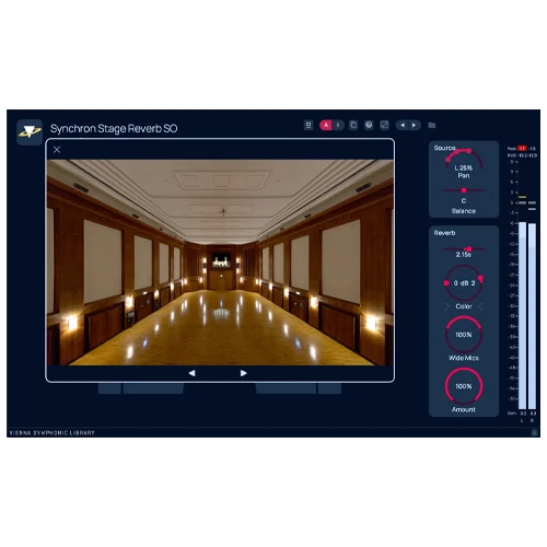 Vienna Symphonic Library「Synchron Stage Reverb SO」16種類のオーケストラ配置プリセットでリアルなホール空間を再現できるリバーブ｜DTMプラグインセール