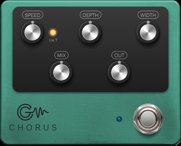Air-G Audio「Air-G Chorus Pedal」Airwindows由来のサウンドをシンプルな操作で扱えるステレオコーラス｜DTMプラグインセール