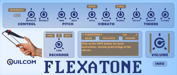 Quilcom「FLEXATONE」フレクサトーン特有の揺らぐサウンドをリアルに再現できるWindows向け音源プラグイン｜DTMプラグインセール
