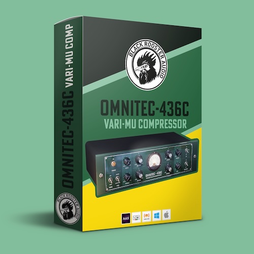 Black Rooster Audio「OmniTec-436C」ヴィンテージ真空管コンプレッサーの質感を再現し、ボーカルからミックスバスまで活躍するVari-Muコンプレッサー｜DTMプラグインセール