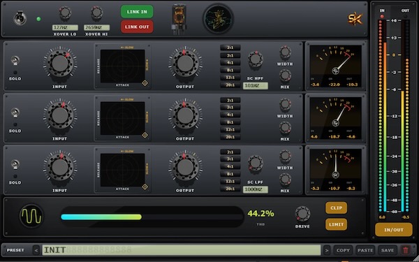 Side Key System「M76 Sabotage Multiband」3バンド独立の1176スタイル・フィードバックコンプレッサーを搭載した高機能マルチバンドコンプレッサー｜DTMプラグインセール