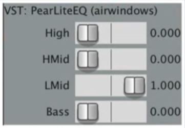 Airwindows「PearLiteEQ」音のまとまりを保ちながら自然なトーン調整ができる4バンドEQ｜DTMプラグインセール
