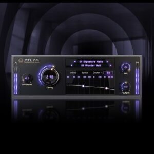 Waves「Atlas Reverb」100種類以上のリバーブを搭載した、ミックスに自然な奥行きと立体感を与えるアルゴリズムリバーブ｜DTMプラグインセール