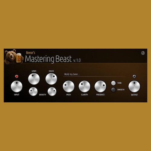 Beear's Plugins「Beear's Mastering Beast」透明感のあるサウンドと自然な倍音で最終ミックスを磨き上げるWindows向けマスタリングプラグイン｜DTMプラグインセール