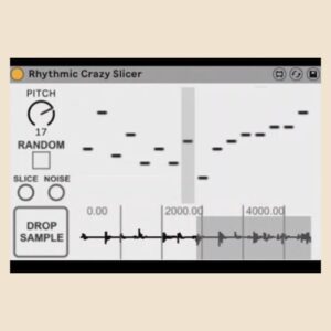 Remo De Vico「RHYTHMIC CRAZY SLICER」サンプルを自由にスライスして新しいリズムやグルーヴを生み出せるAbleton Live対応のMax for Liveデバイス｜DTMプラグインセール