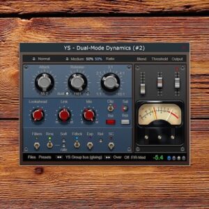 YS Plugins「YS-Dual-Mode Dynamics」Peak・RMS検出やフィードフォワード・フィードバック方式を自由に切り替えられる多機能ダイナミクスプラグイン｜DTMプラグインセール