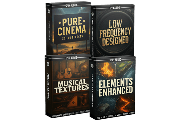 344 SFX「Cinematic SFX Mega Bundle」97GB・5,000以上のシネマティック効果音を収録!4つのシネマティックサウンドライブラリを収録した映像制作向け大容量効果音集|DTMプラグインセール