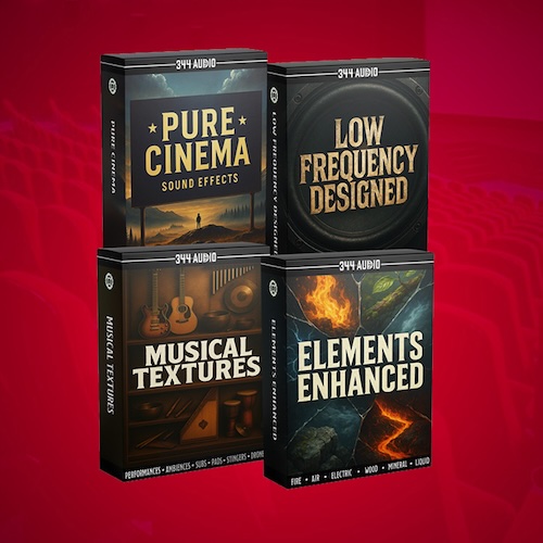 344 SFX「Cinematic SFX Mega Bundle」97GB・5,000以上のシネマティック効果音を収録！4つのシネマティックサウンドライブラリを収録した映像制作向け大容量効果音集｜DTMプラグインセール