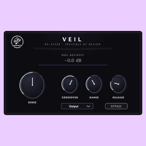 Ghostnote Audio「VEIL」ボーカルの明るさを保ちながら歯擦音だけをコントロールできる無料ディエッサー｜DTMプラグインセール
