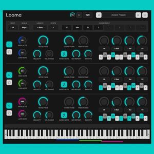 Addwave「Looma - Public Beta」音楽理論を活用してランダムなのに自然なメロディやハーモニーを自動生成できるMIDIプラグイン｜DTMプラグインセール