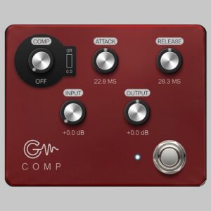 Air-G Audio「Air-G Comp Pedal」Airwindows Dynamics3を採用した自然で滑らかなコンプレッションが魅力のコンプレッサー｜DTMプラグインセール