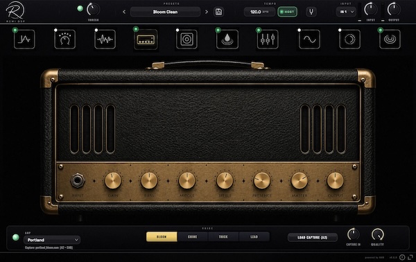 REMI DSP「Maine」3種類・9ボイスのアンプや10スロットのペダルボードを搭載したオールインワンギターリグ|DTMプラグインセール