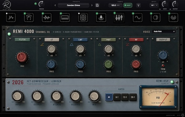 REMI DSP「Maine」3種類・9ボイスのアンプや10スロットのペダルボードを搭載したオールインワンギターリグ|DTMプラグインセール