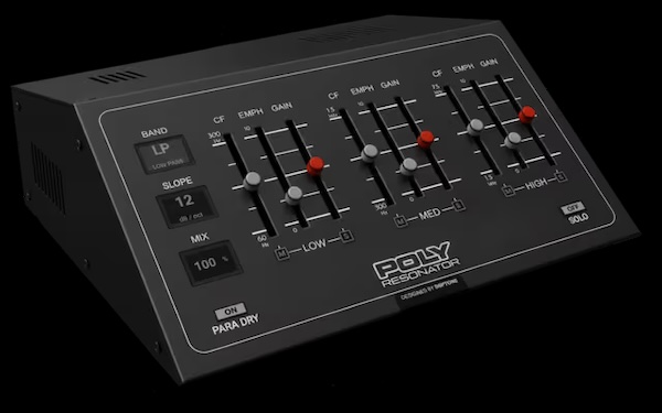 DSPTone「POLYRESONATOR」フォルマントや倍音を自在にコントロールし、EQでは作れない個性的な音色を生み出すレゾネーター|DTMプラグインセール