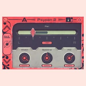 Auburn Sounds「Psypan v2.0 Free Edition」バイノーラルパンニングやステレオ幅の調整で立体的な空間演出を実現できる無料プラグイン｜DTMプラグインセール