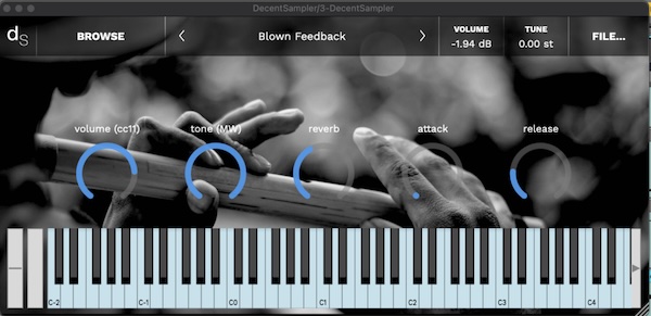 Richard McCormick「Blown Feedback」フルートのような息づかいと豊かな倍音が魅力、パッドやベースまで幅広く使えるDecent Sampler音源｜DTMプラグインセール