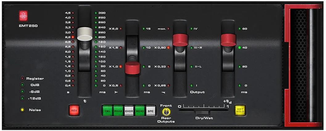 Universal Audio「EMT 250 Classic Electronic Reverb」世界初のデジタルリバーブEMT 250を完全再現!リバーブ・ディレイ・コーラスまで搭載した伝説のエフェクト|DTMプラグインセール