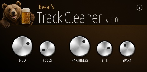 Beear's Plugins「Beear's Track Cleaner」不要な低域・高域をピンポイントで整理し、トラック本来の音を活かしたクリアなミックスを実現できるLinux向け補正フィルター|DTMプラグインセール