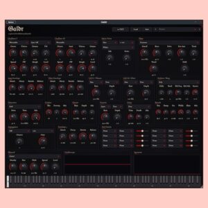 Sognevo「Galdr」ダークファンタジーの世界観とFM・ウェーブテーブル・モジュレーション機能を備えた高機能シンセサイザー｜DTMプラグインセール