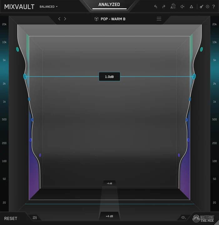 Mastering The Mix「MIXVAULT」EQ操作を直感的な3D空間で実現!音を前後に動かしてミックスを整える新感覚イコライザー|DTMプラグインセール