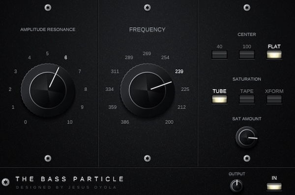 Jesus Oyola「The Bass Particle」ベースやキック、低音ボーカルに重厚なサブベースを追加できる無料サブレゾネーター|DTMプラグインセール
