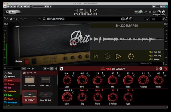 Line 6「Helix Stadium Native Intro」Agouraアンプモデリングを無料で体験できるLine 6最新アンプ・エフェクトプラグイン|DTMプラグインセール