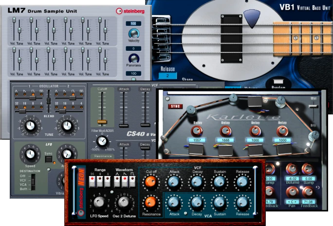 Steinberg「Classic Collection」Neon・VB-1・CS-40・LM7・Karletteを収録!90年代の名作VSTプラグイン5種類を収録したクラシックコレクション|DTMプラグインセール