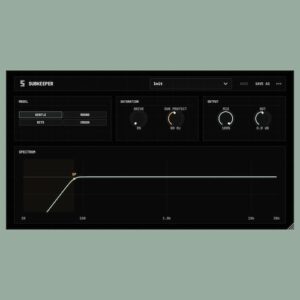 Stemwire「Subkeeper Saturator」低域をそのまま維持しながら自然なサチュレーションを加えられるSub Protect搭載プラグイン｜DTMプラグインセール