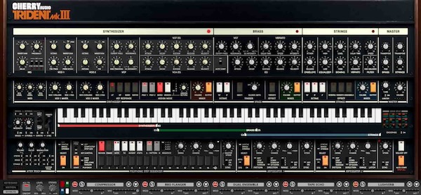 Cherry Audio「Trident Mk III Synthesizer」伝説のTridentが完全復活!シンセ・ブラス・ストリングスを融合したオーケストラ級シンセ|DTMプラグインセール