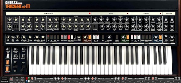 Cherry Audio「Trident Mk III Synthesizer」伝説のTridentが完全復活!シンセ・ブラス・ストリングスを融合したオーケストラ級シンセ|DTMプラグインセール