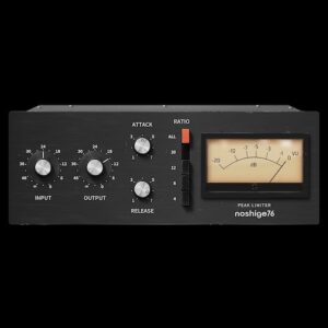 noshigeSound「noshige76」AIが実機のすべてのパラメーターを学習して再現したFETコンプレッサー｜DTMプラグインセール
