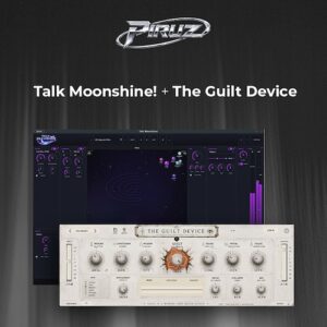 Piruz Labs「Talk Moonshine! + The Guilt Device Bundle」幻想的なハーモニーやShimmerリバーブ、グラニュラー加工まで1つで楽しめるエフェクトバンドル｜DTMプラグインセール