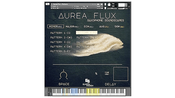 Elastic Sounds「Aurea Flux」35種類のサックスパターンとテンポ同期機能を搭載!テンポ同期対応でリアルなサックスフレーズを手軽に追加できるKontaktライブラリ|DTMプラグインセール