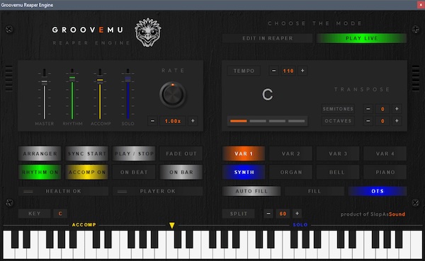 SlapAsSound「GroovEmu」REAPERでアレンジ制作とライブパフォーマンスを両立できる革新的なシステム|DTMプラグインセール