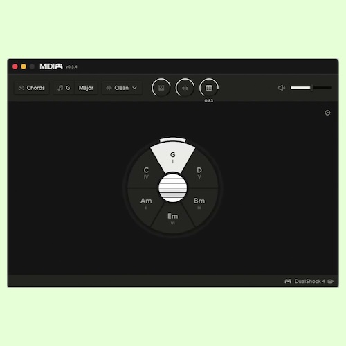 Steve Mitchell「MIDIpad」ゲームパッドをコード演奏やドラム演奏ができる楽器へ変えるmacOS向け音楽アプリ｜DTMプラグインセール