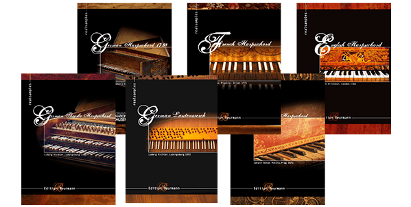 Realsamples「More Gorgeous Harpsichords Bundle」1540年から1787年までの歴史的チェンバロ6台を収録した、約13,000サンプル搭載のKontakt用音源|DTMプラグインセール