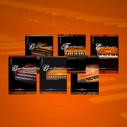 Realsamples「More Gorgeous Harpsichords Bundle」1540年から1787年までの歴史的チェンバロ6台を収録した、約13,000サンプル搭載のKontakt用音源｜DTMプラグインセール