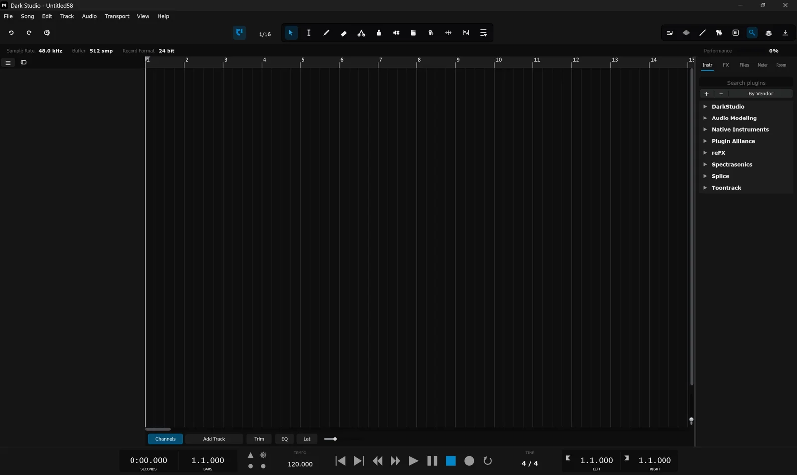 Maniac Audio「DarkStudio 1.1 Version DAW BETA」低レイテンシー処理やMixConsole、ARA 2対応！録音・編集・ミックス・マスタリングを1本でこなせる高機能DAW｜DTMプラグインセール
