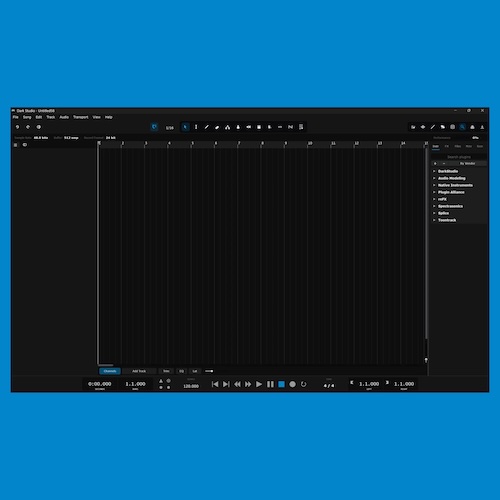 Maniac Audio「DarkStudio 1.1 Version DAW BETA」低レイテンシー処理やMixConsole、ARA 2対応！録音・編集・ミックス・マスタリングを1本でこなせる高機能DAW｜DTMプラグインセール