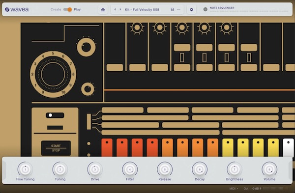 Wavea「Ultimate 808 (Flite expansion)」TR-808のあらゆるピッチや音色を収録した高品質ドラムライブラリ|DTMプラグインセール