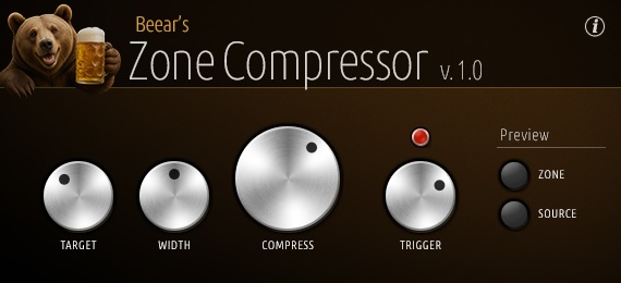 Beear's Plugins「Beear's Zone Compressor」特定の周波数帯だけを自然にコントロールできるダイナミックEQ対応のLinux向けダイナミクスプラグイン｜DTMプラグインセール
