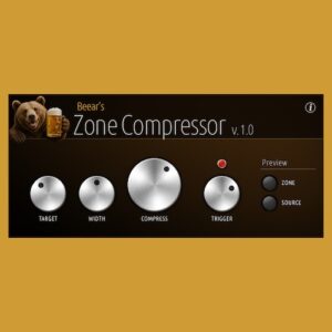 Beear's Plugins「Beear's Zone Compressor」特定の周波数帯だけを自然にコントロールできるダイナミックEQ対応のLinux向けダイナミクスプラグイン｜DTMプラグインセール