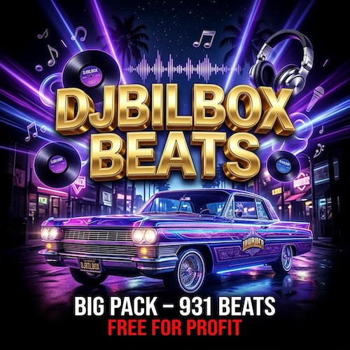 DJBILBOX BEATS「BIG PACK - 931 BEATS FREE FOR PROFIT!!」HipHop・R&B・AFROTRAPなど8ジャンル931種類のビートを収録したビートパック｜DTMプラグインセール