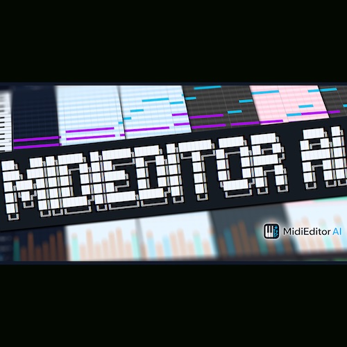 Happy Tunes「MidiEditor AI」AIで作曲・アレンジ・MIDI編集を効率化できる多機能MIDIエディター｜DTMプラグインセール