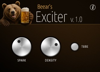 Beear's Plugins「Beear's Exciter」自然な倍音で高域の輝きや空気感を加えられるLinux対応エキサイタープラグイン｜DTMプラグインセール