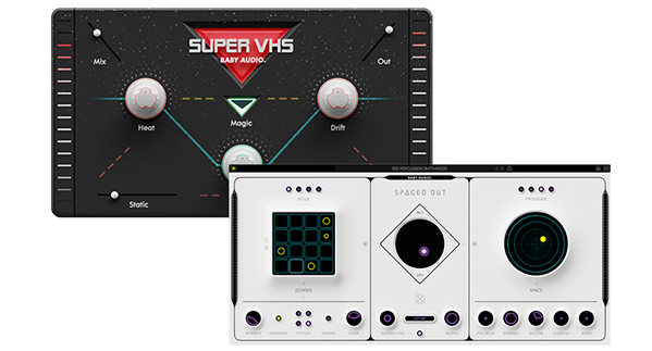 Baby Audio「Super VHS + Spaced Out Bundle」1980年代風のローファイサウンドと幻想的な空間演出を手軽に実現できるBaby Audioの人気プラグインバンドル｜DTMプラグインセール