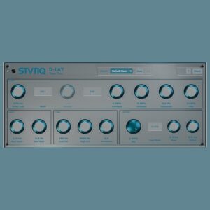 STVTIQ「D-Lay」テンポ同期・タップテンポ・モジュレーションを搭載した無料ステレオディレイ｜DTMプラグインセール