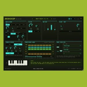 ZEDTRONICS「ZEDCHIP」60Hzフレームマクロエンジンを搭載し、レトロゲーム機のような本格チップチューンサウンドを作れるシンセサイザー｜DTMプラグインセール